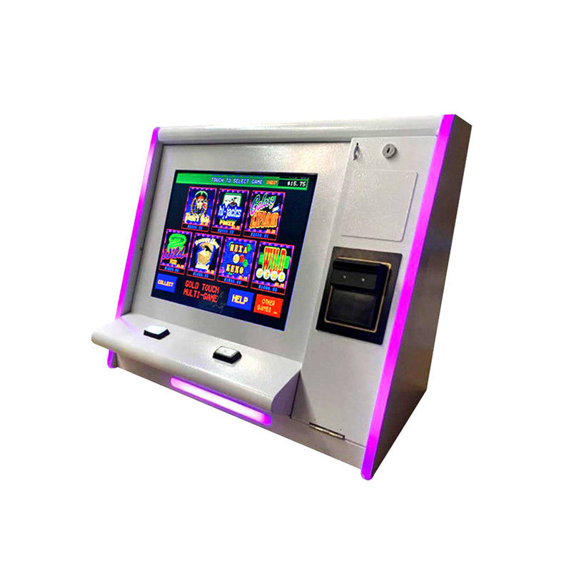 Dauerhafter Mehrfarbengoldschatz-Pokerautomat, 2 in 1 Fähigkeits-Bingo Arcade Machine