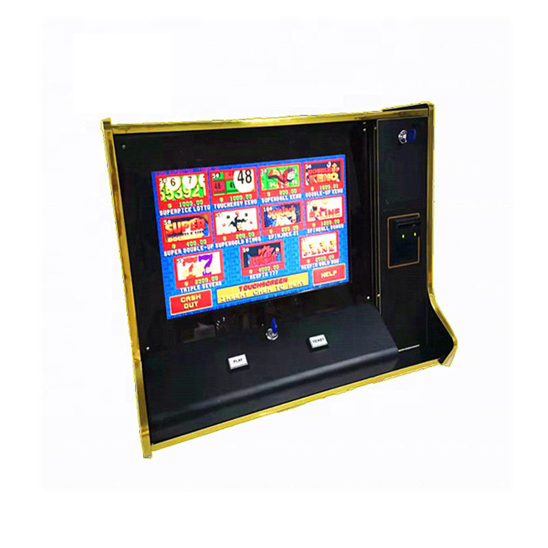 Dauerhafter Mehrfarbengoldschatz-Pokerautomat, 2 in 1 Fähigkeits-Bingo Arcade Machine
